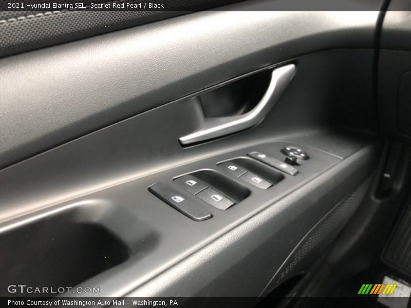 Scarlet Red Pearl / Black 2021 Hyundai Elantra SEL