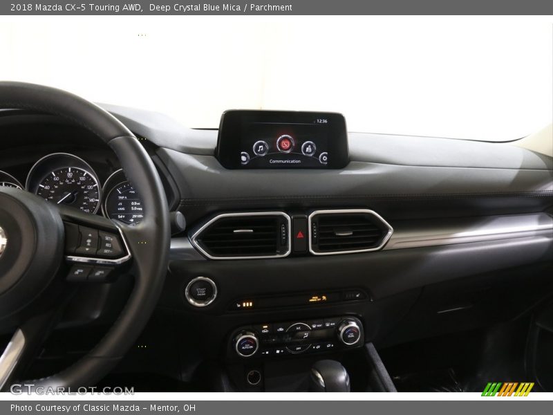 Deep Crystal Blue Mica / Parchment 2018 Mazda CX-5 Touring AWD