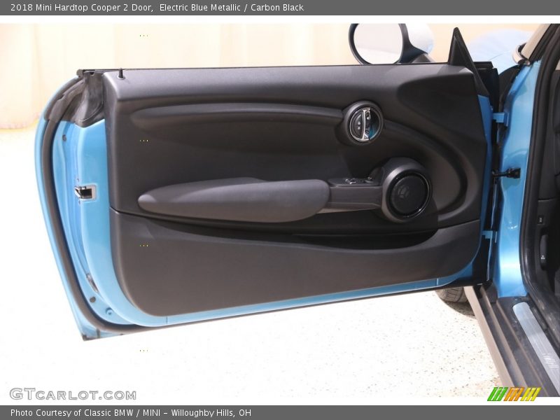 Electric Blue Metallic / Carbon Black 2018 Mini Hardtop Cooper 2 Door
