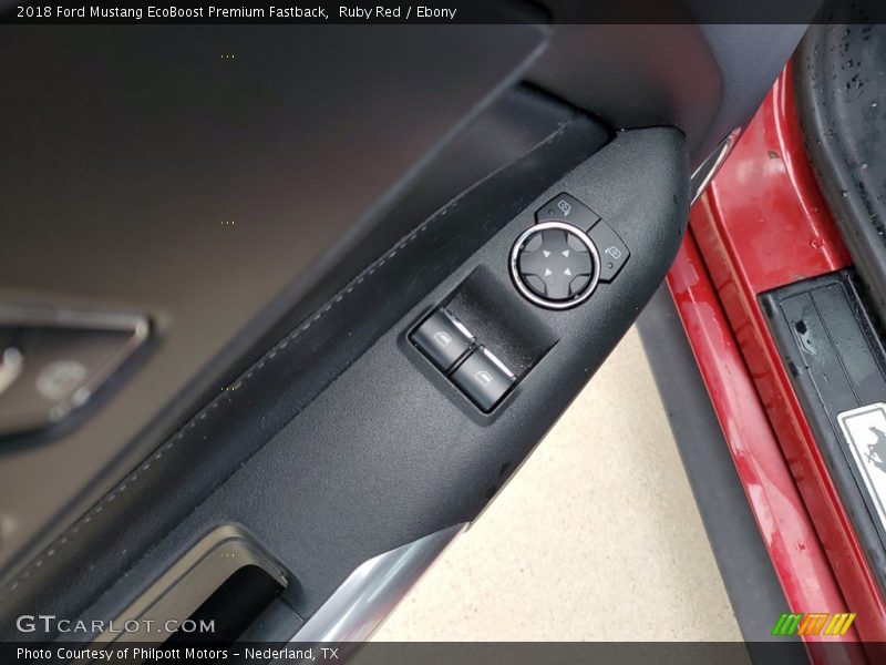 Ruby Red / Ebony 2018 Ford Mustang EcoBoost Premium Fastback