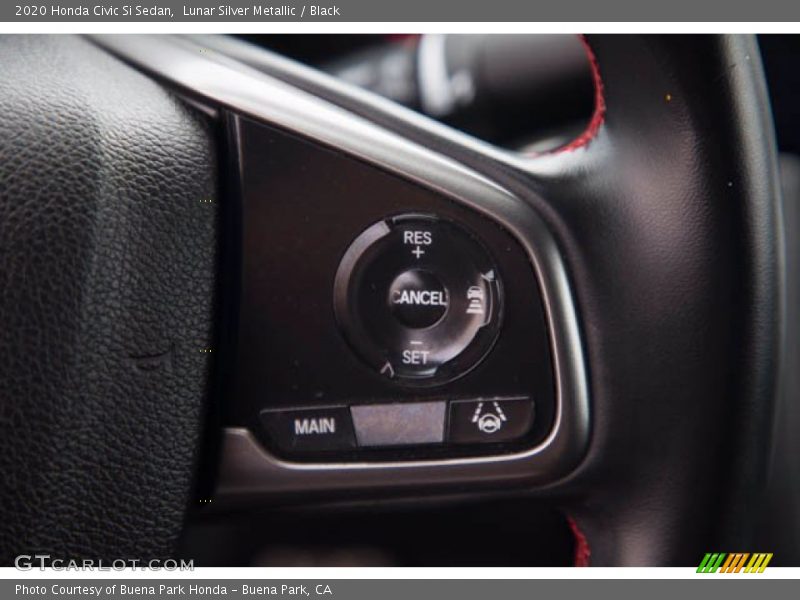 Lunar Silver Metallic / Black 2020 Honda Civic Si Sedan