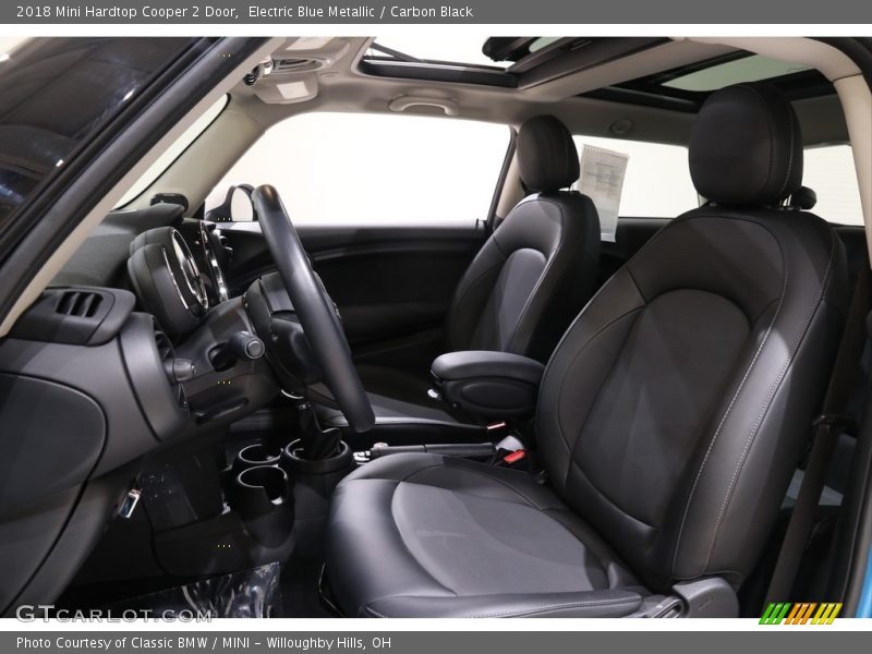 Electric Blue Metallic / Carbon Black 2018 Mini Hardtop Cooper 2 Door