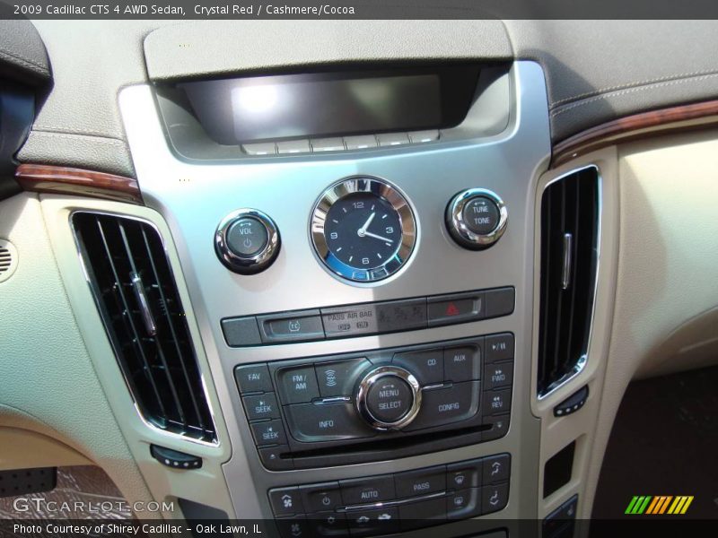 Crystal Red / Cashmere/Cocoa 2009 Cadillac CTS 4 AWD Sedan