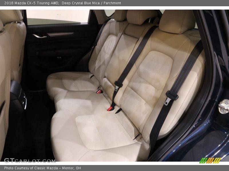 Deep Crystal Blue Mica / Parchment 2018 Mazda CX-5 Touring AWD