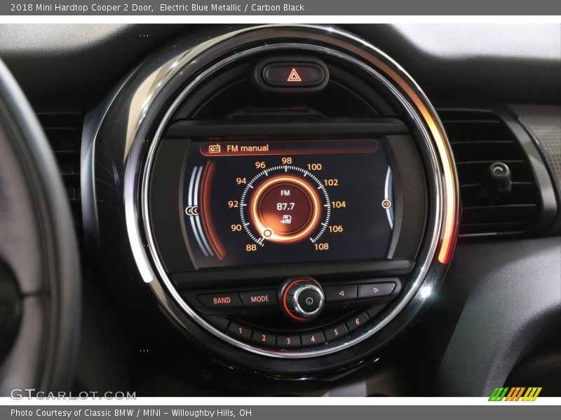 Electric Blue Metallic / Carbon Black 2018 Mini Hardtop Cooper 2 Door