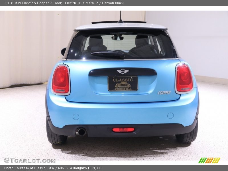 Electric Blue Metallic / Carbon Black 2018 Mini Hardtop Cooper 2 Door