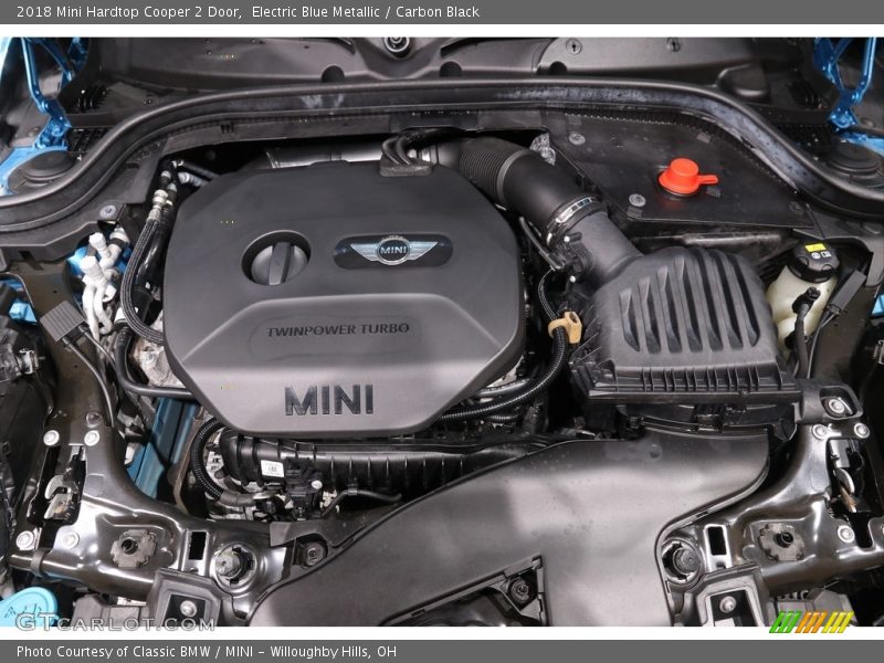 Electric Blue Metallic / Carbon Black 2018 Mini Hardtop Cooper 2 Door