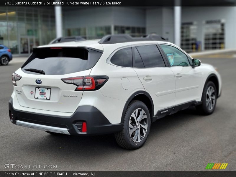 Crystal White Pearl / Slate Black 2021 Subaru Outback 2.5i Limited