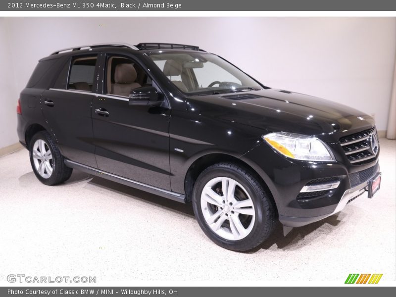 Black / Almond Beige 2012 Mercedes-Benz ML 350 4Matic