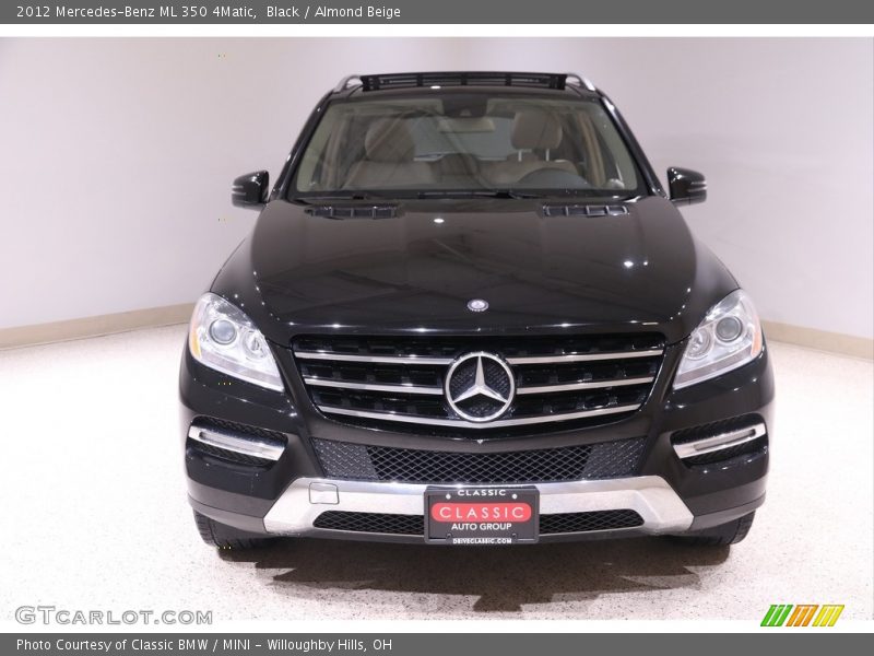 Black / Almond Beige 2012 Mercedes-Benz ML 350 4Matic