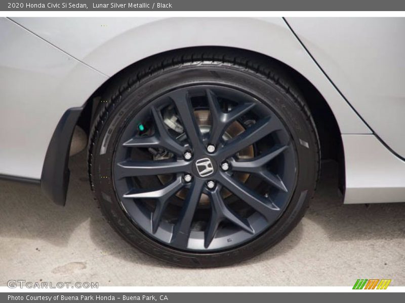 Lunar Silver Metallic / Black 2020 Honda Civic Si Sedan