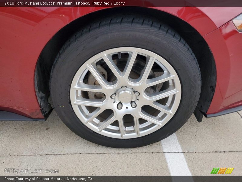 Ruby Red / Ebony 2018 Ford Mustang EcoBoost Premium Fastback