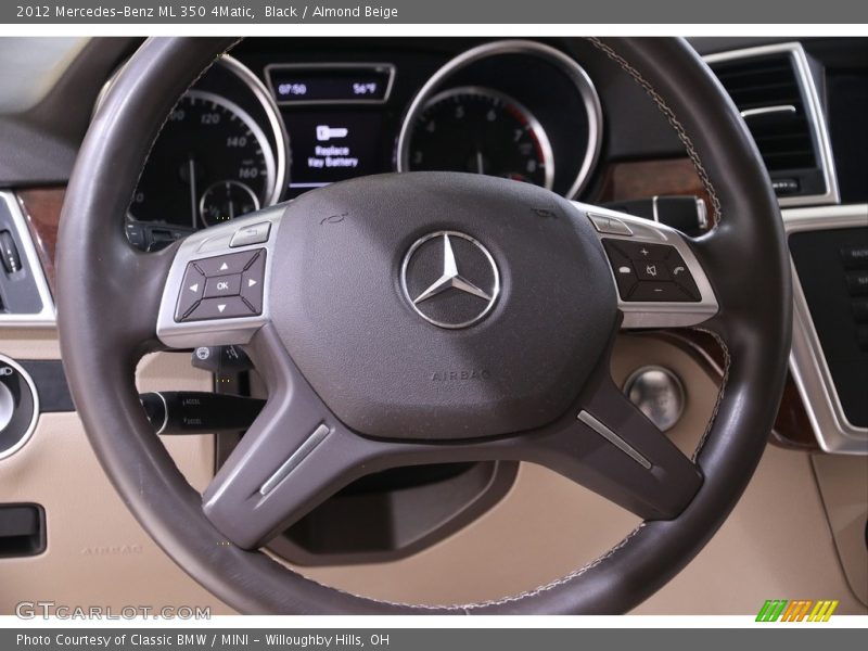 Black / Almond Beige 2012 Mercedes-Benz ML 350 4Matic