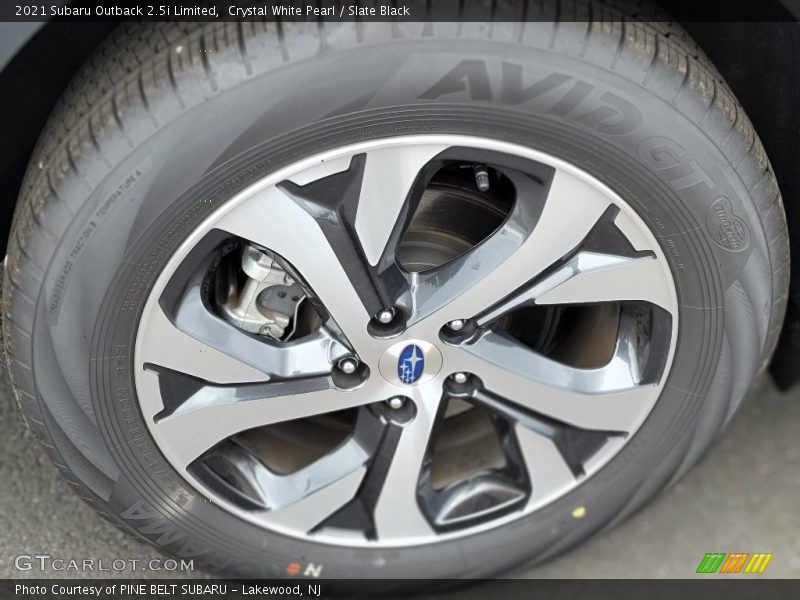 Crystal White Pearl / Slate Black 2021 Subaru Outback 2.5i Limited
