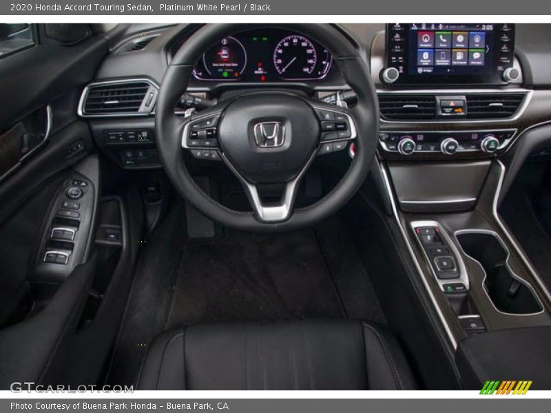 Platinum White Pearl / Black 2020 Honda Accord Touring Sedan