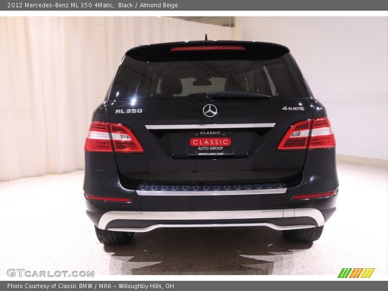 Black / Almond Beige 2012 Mercedes-Benz ML 350 4Matic