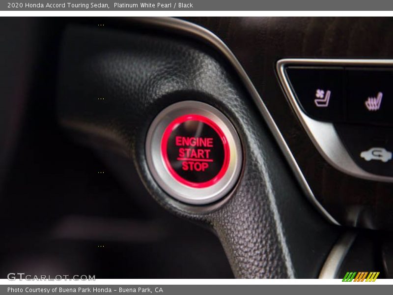 Platinum White Pearl / Black 2020 Honda Accord Touring Sedan