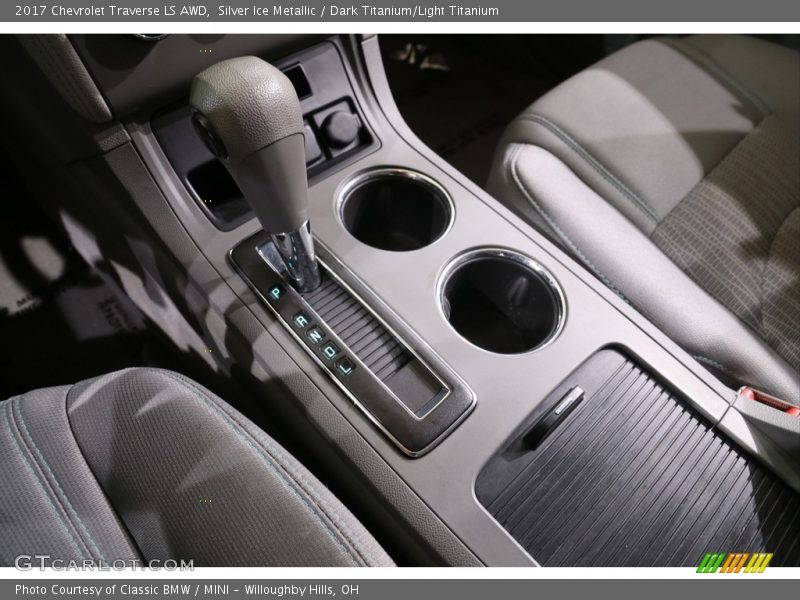 Silver Ice Metallic / Dark Titanium/Light Titanium 2017 Chevrolet Traverse LS AWD