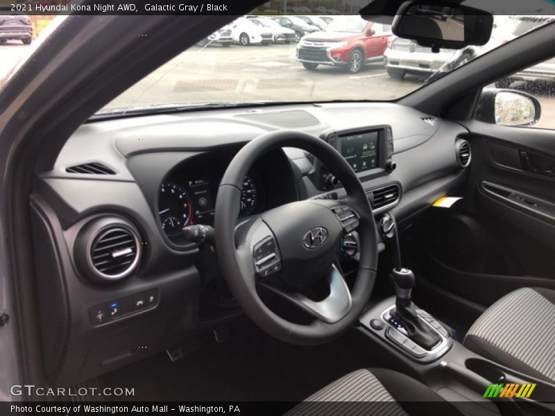 Galactic Gray / Black 2021 Hyundai Kona Night AWD