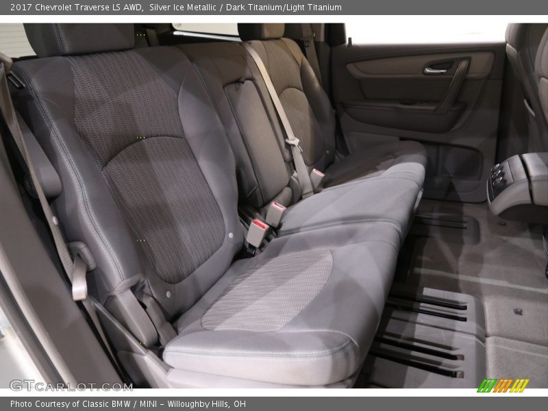 Silver Ice Metallic / Dark Titanium/Light Titanium 2017 Chevrolet Traverse LS AWD