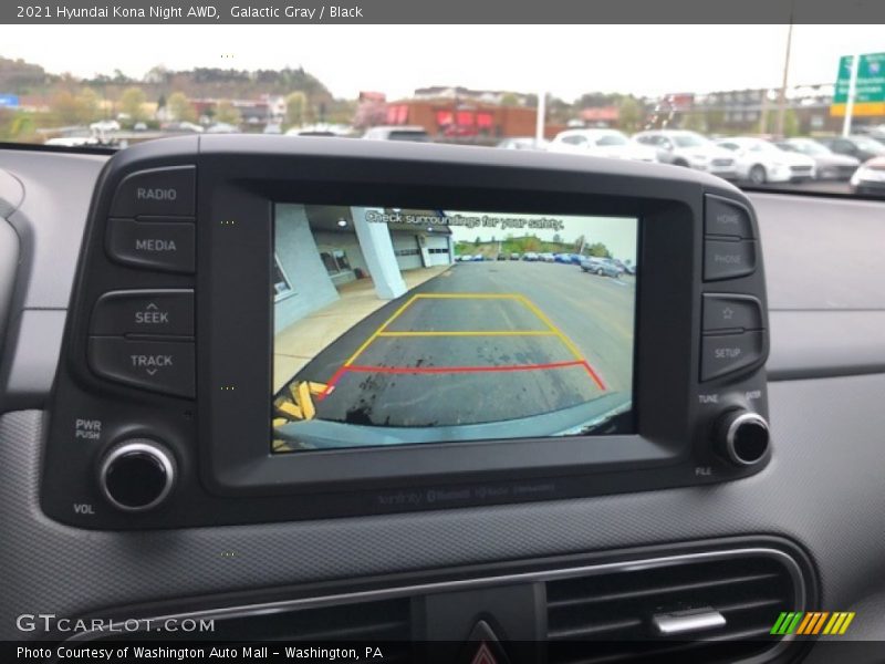 Galactic Gray / Black 2021 Hyundai Kona Night AWD