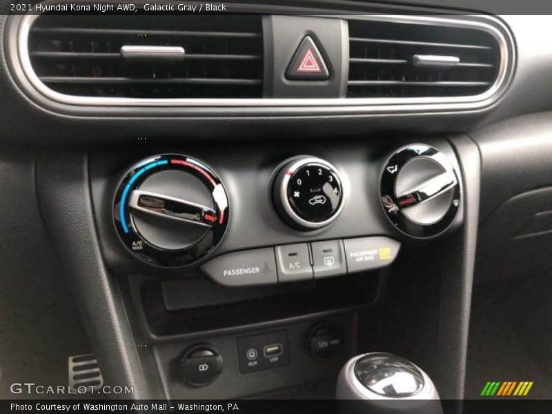 Galactic Gray / Black 2021 Hyundai Kona Night AWD