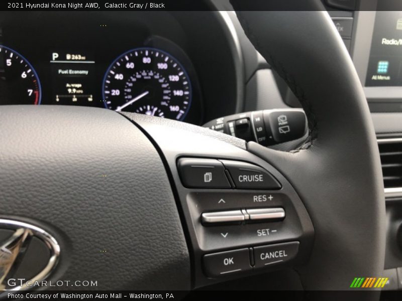Galactic Gray / Black 2021 Hyundai Kona Night AWD