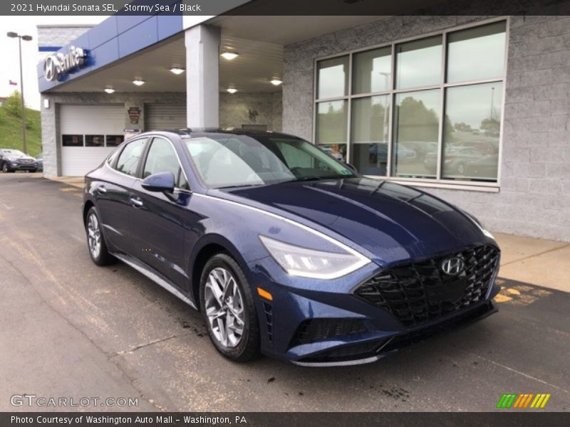 Front 3/4 View of 2021 Sonata SEL