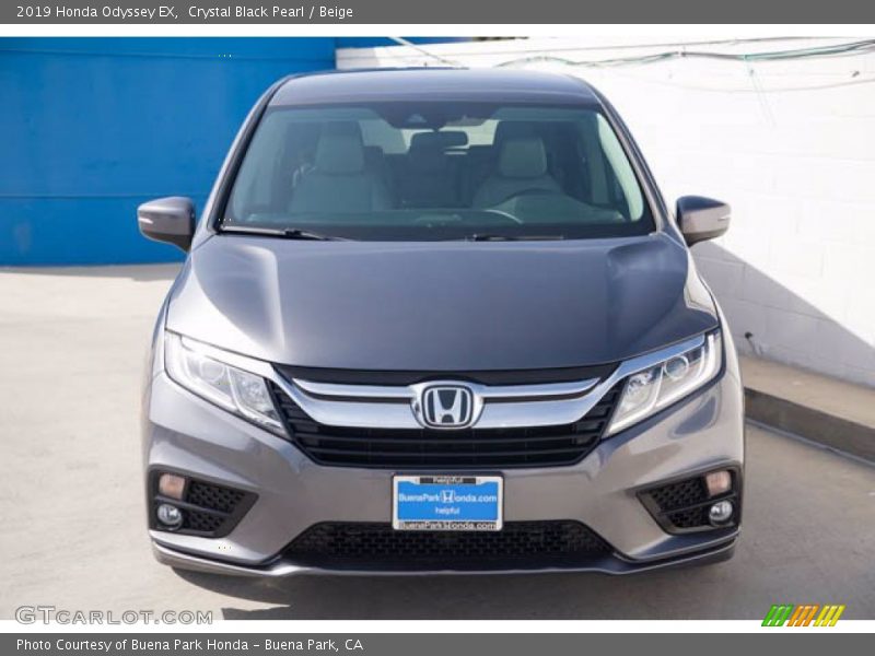 Crystal Black Pearl / Beige 2019 Honda Odyssey EX