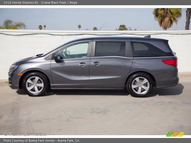 Crystal Black Pearl / Beige 2019 Honda Odyssey EX