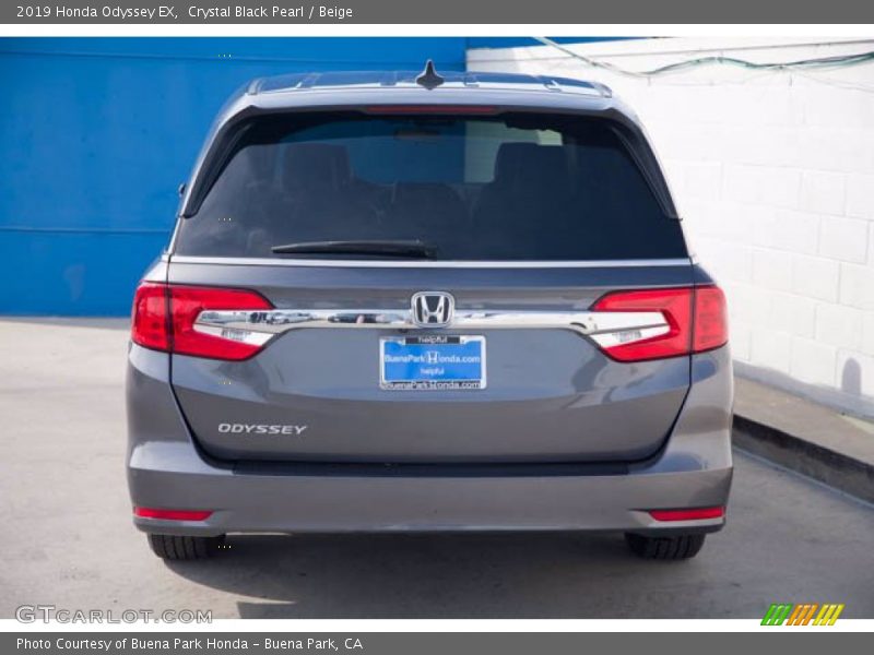 Crystal Black Pearl / Beige 2019 Honda Odyssey EX