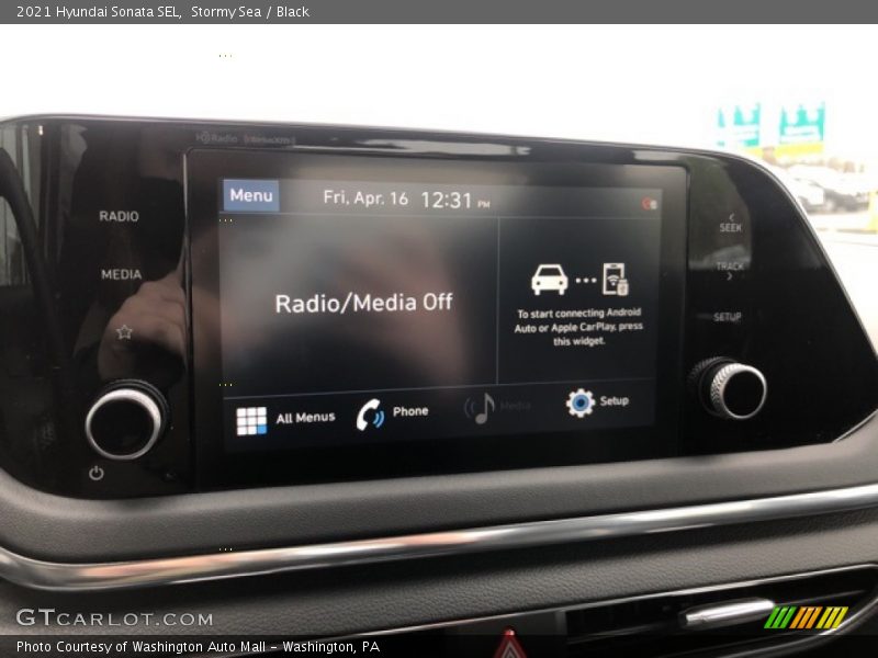 Stormy Sea / Black 2021 Hyundai Sonata SEL