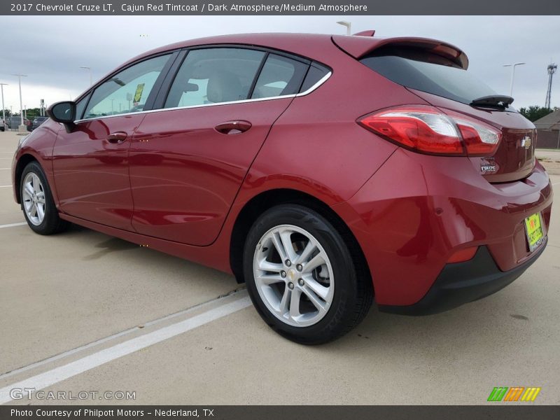 Cajun Red Tintcoat / Dark Atmosphere/Medium Atmosphere 2017 Chevrolet Cruze LT