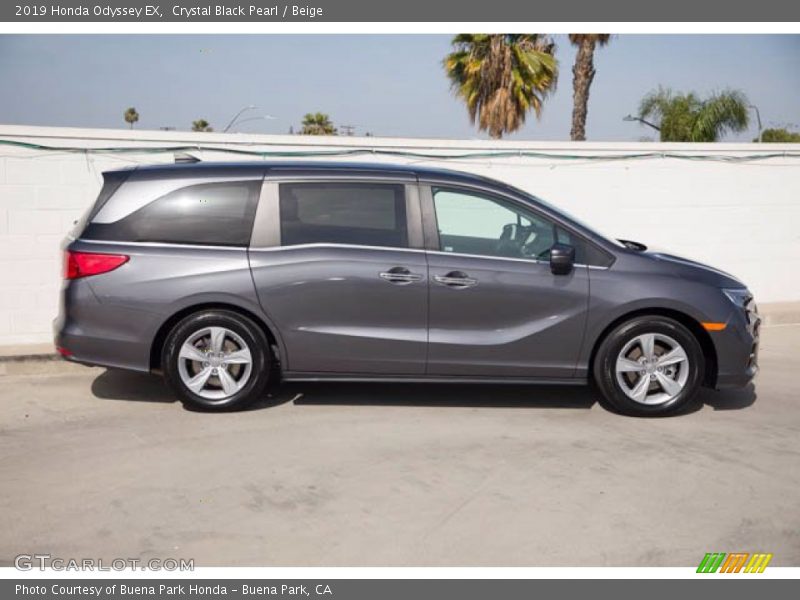 Crystal Black Pearl / Beige 2019 Honda Odyssey EX