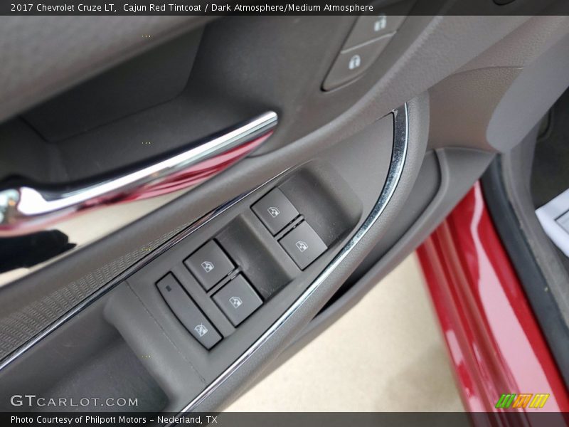 Cajun Red Tintcoat / Dark Atmosphere/Medium Atmosphere 2017 Chevrolet Cruze LT