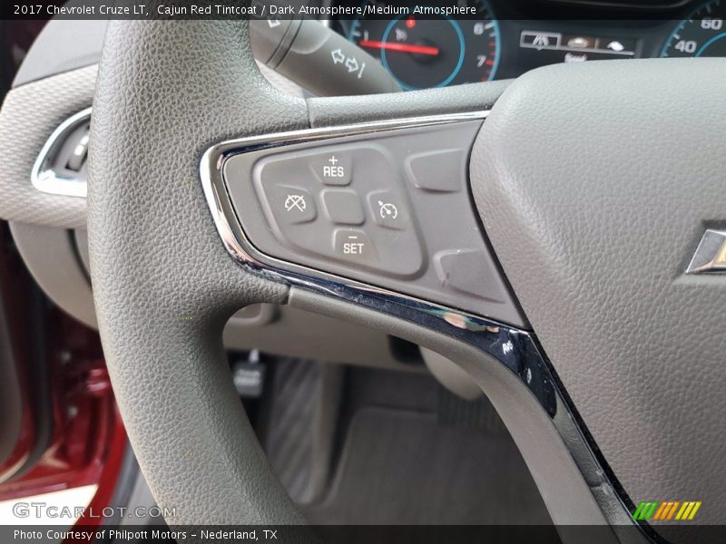 Cajun Red Tintcoat / Dark Atmosphere/Medium Atmosphere 2017 Chevrolet Cruze LT