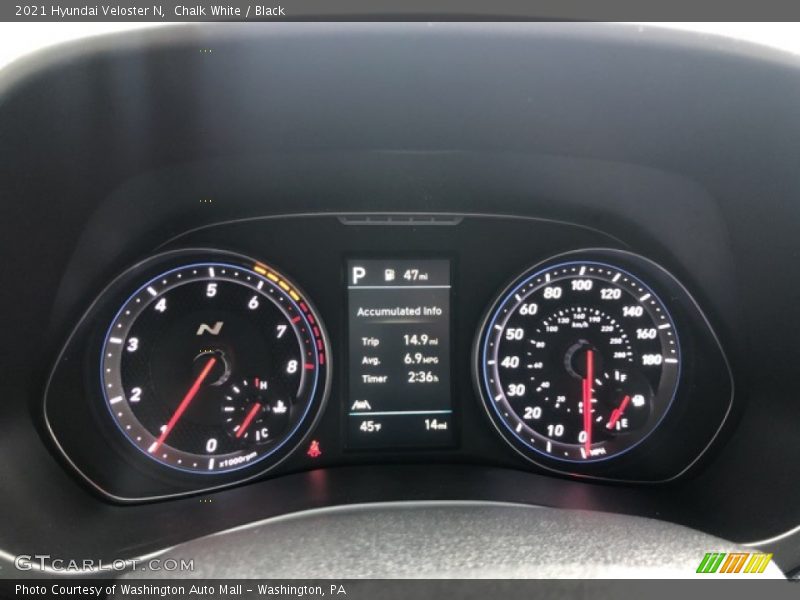  2021 Veloster N N Gauges