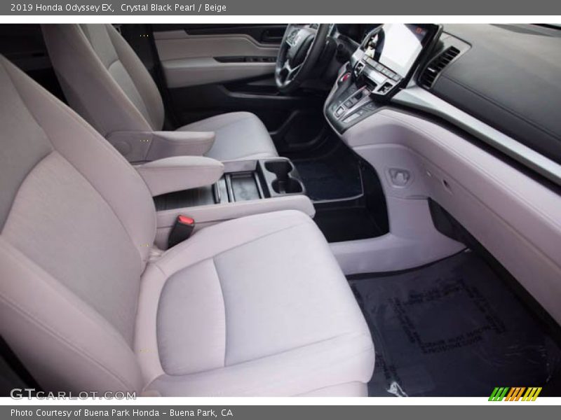 Crystal Black Pearl / Beige 2019 Honda Odyssey EX