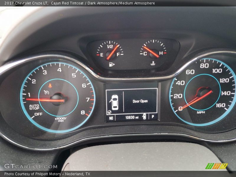 Cajun Red Tintcoat / Dark Atmosphere/Medium Atmosphere 2017 Chevrolet Cruze LT