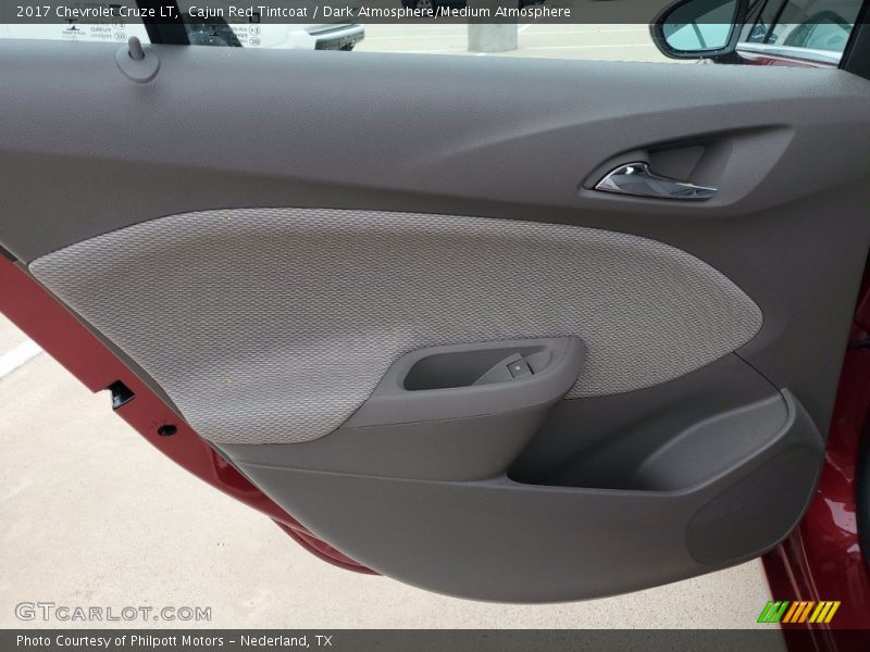 Cajun Red Tintcoat / Dark Atmosphere/Medium Atmosphere 2017 Chevrolet Cruze LT