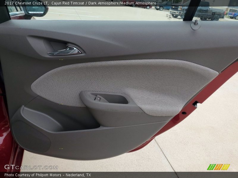 Cajun Red Tintcoat / Dark Atmosphere/Medium Atmosphere 2017 Chevrolet Cruze LT