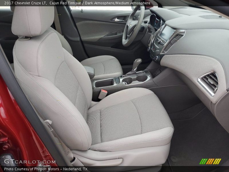 Cajun Red Tintcoat / Dark Atmosphere/Medium Atmosphere 2017 Chevrolet Cruze LT