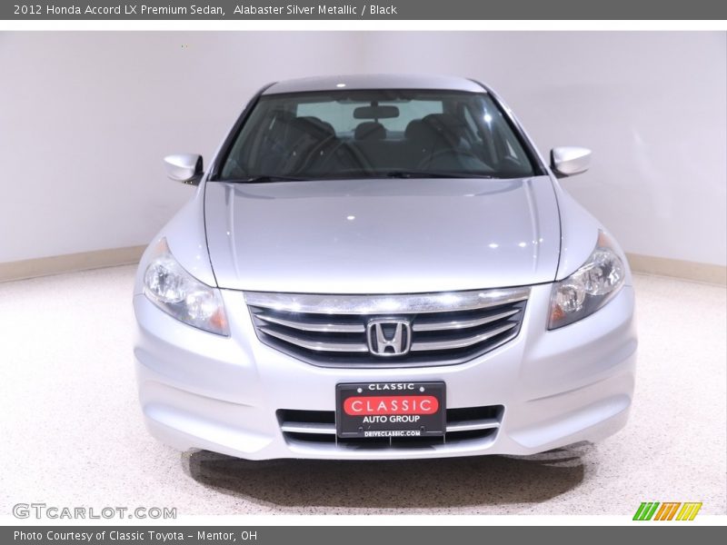 Alabaster Silver Metallic / Black 2012 Honda Accord LX Premium Sedan