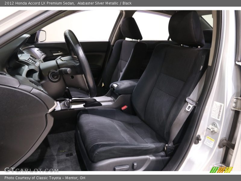 Alabaster Silver Metallic / Black 2012 Honda Accord LX Premium Sedan