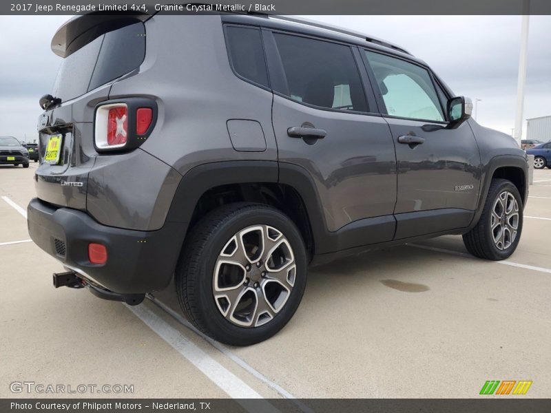 Granite Crystal Metallic / Black 2017 Jeep Renegade Limited 4x4