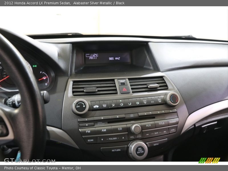 Alabaster Silver Metallic / Black 2012 Honda Accord LX Premium Sedan