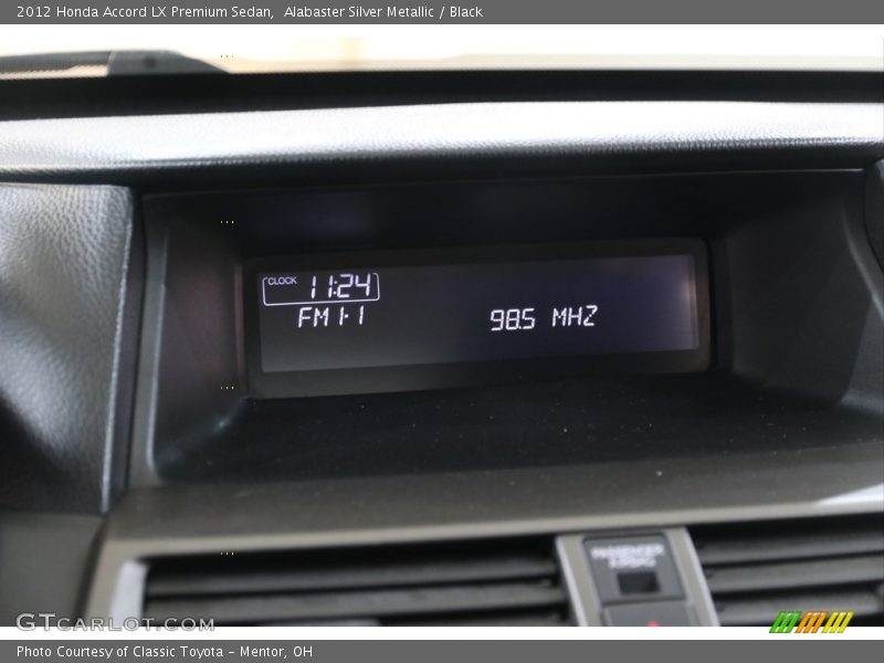 Alabaster Silver Metallic / Black 2012 Honda Accord LX Premium Sedan