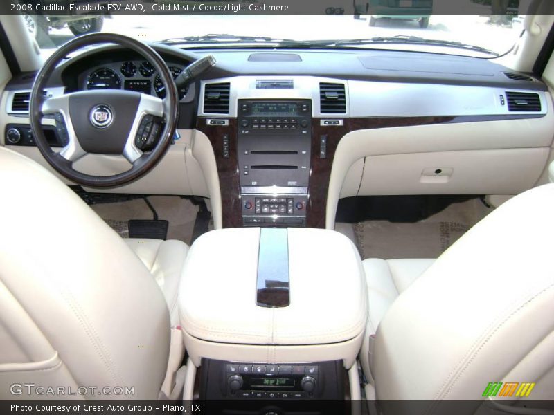 Gold Mist / Cocoa/Light Cashmere 2008 Cadillac Escalade ESV AWD