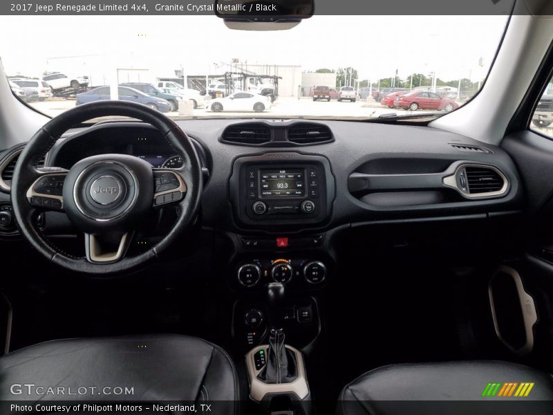 Granite Crystal Metallic / Black 2017 Jeep Renegade Limited 4x4