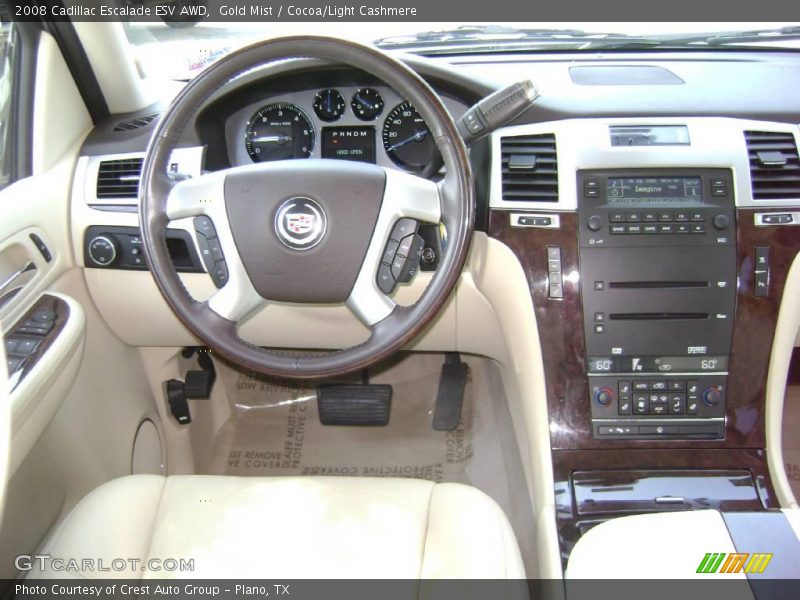 Gold Mist / Cocoa/Light Cashmere 2008 Cadillac Escalade ESV AWD